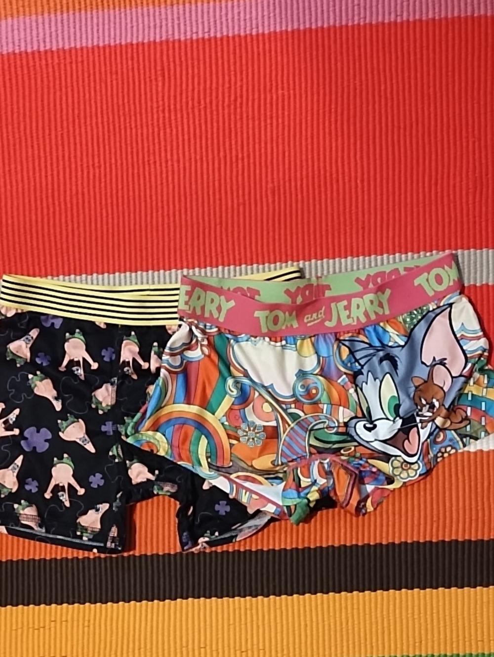 Only Kids' Tom and Jerry Cartoon Boxer Briefs - Pink, Black, Multicolor Set Of 2